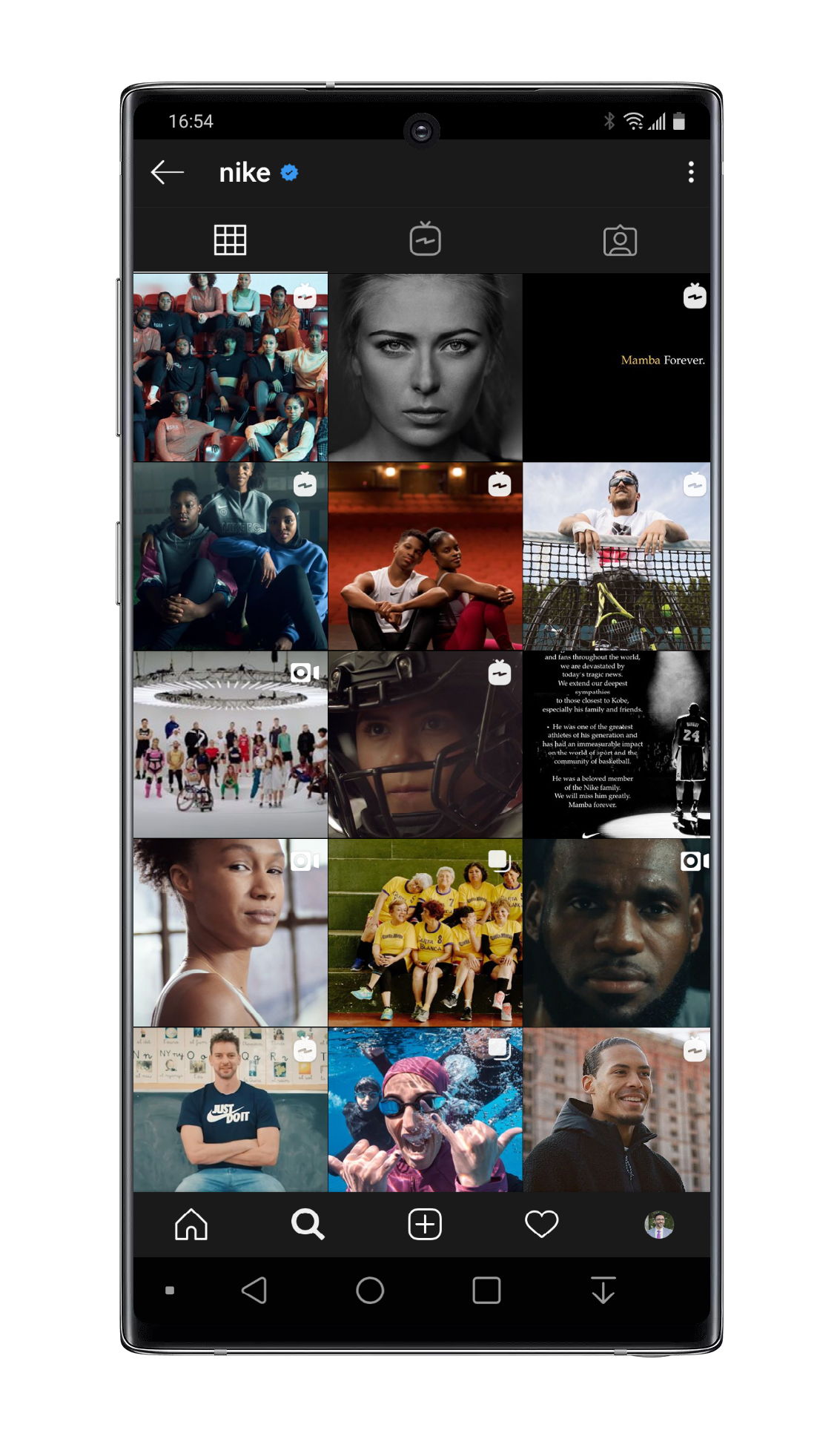 Nike Instagram Profile