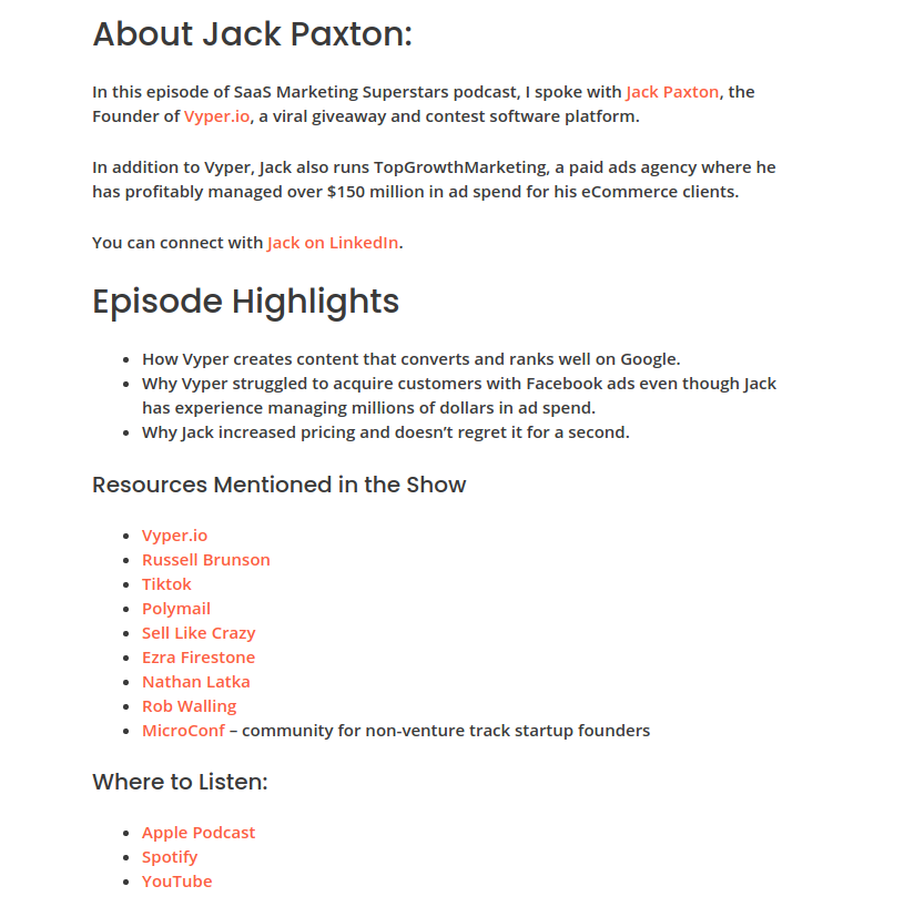 Aaron Zakowsk Podcast Jack Paxton Episode Blog Post