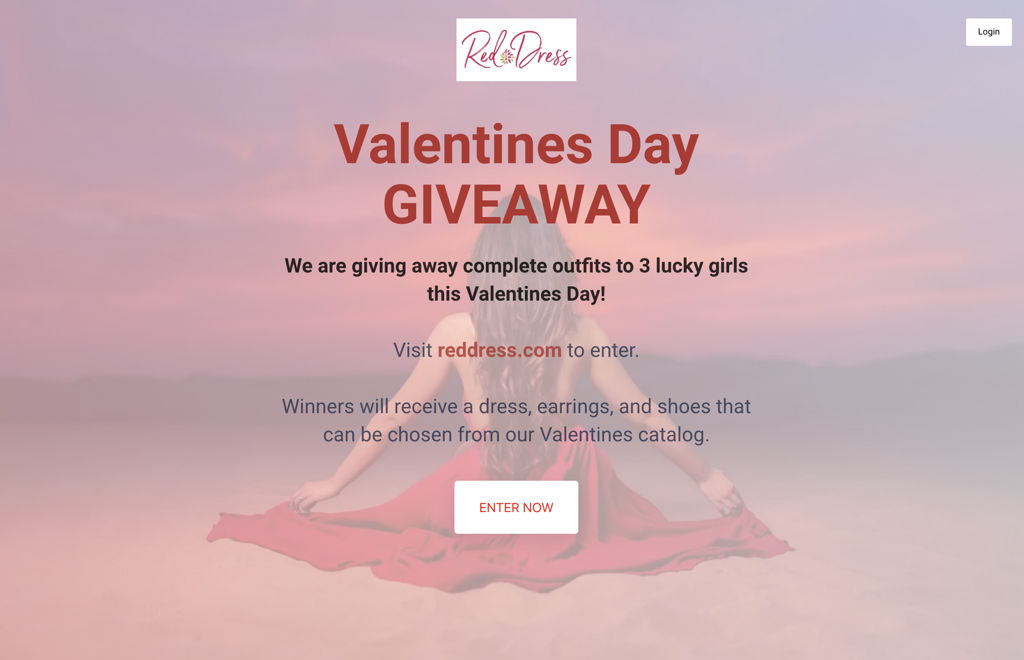 Red Dress Valentines Day Giveaway