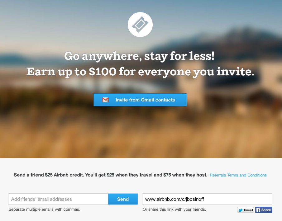 Airbnb referral