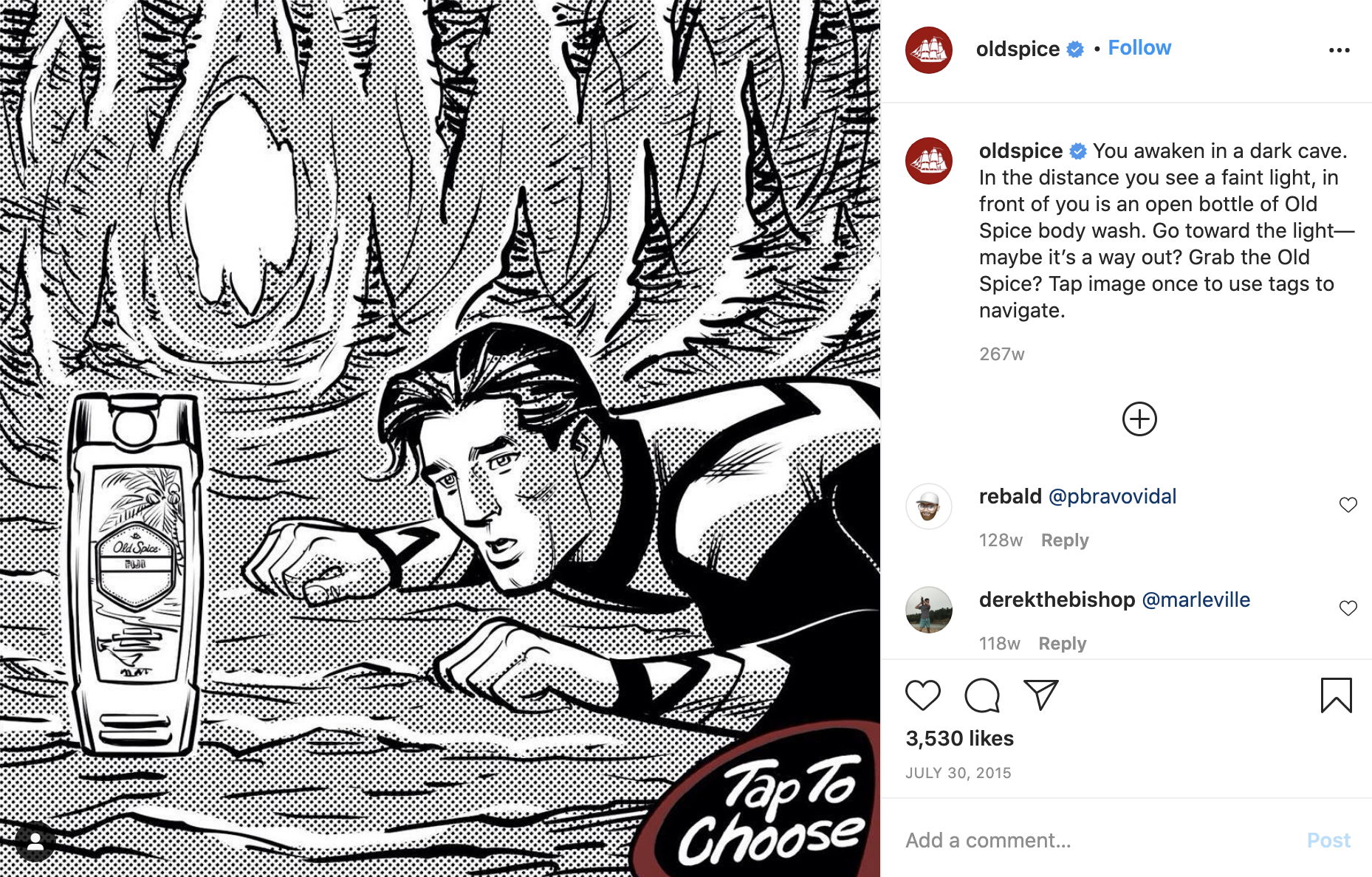 Old Spice Instagram