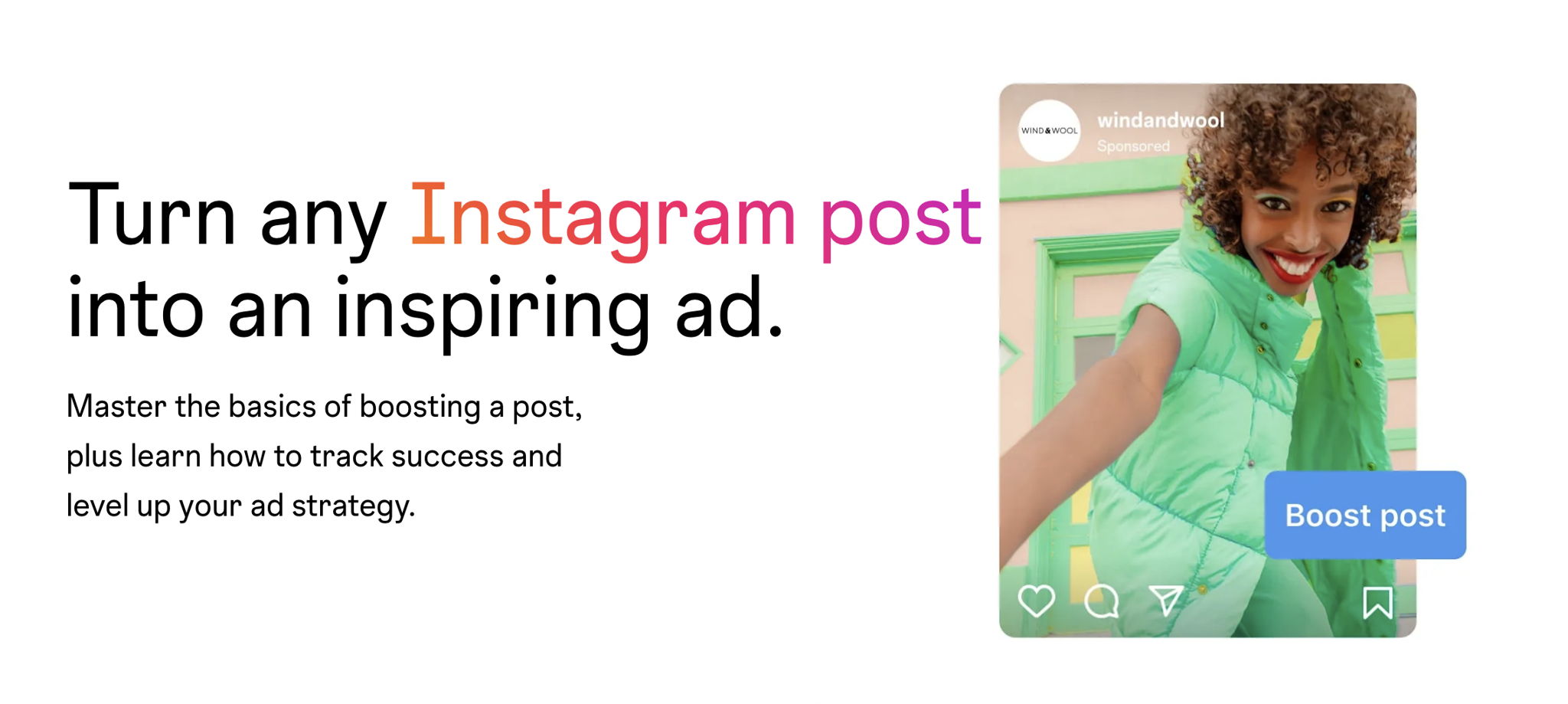 Boost Instagram Post