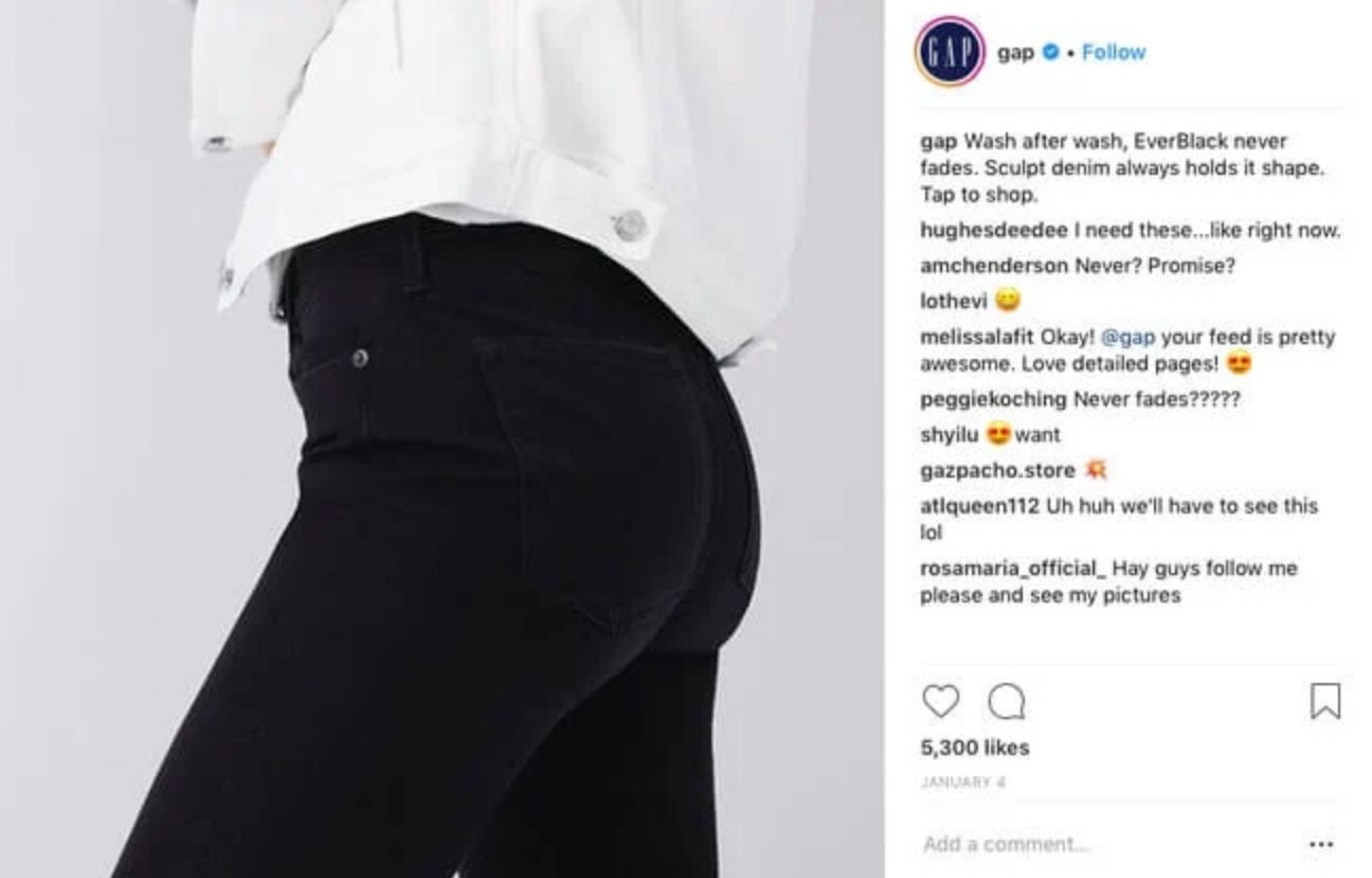 GAP Instagram