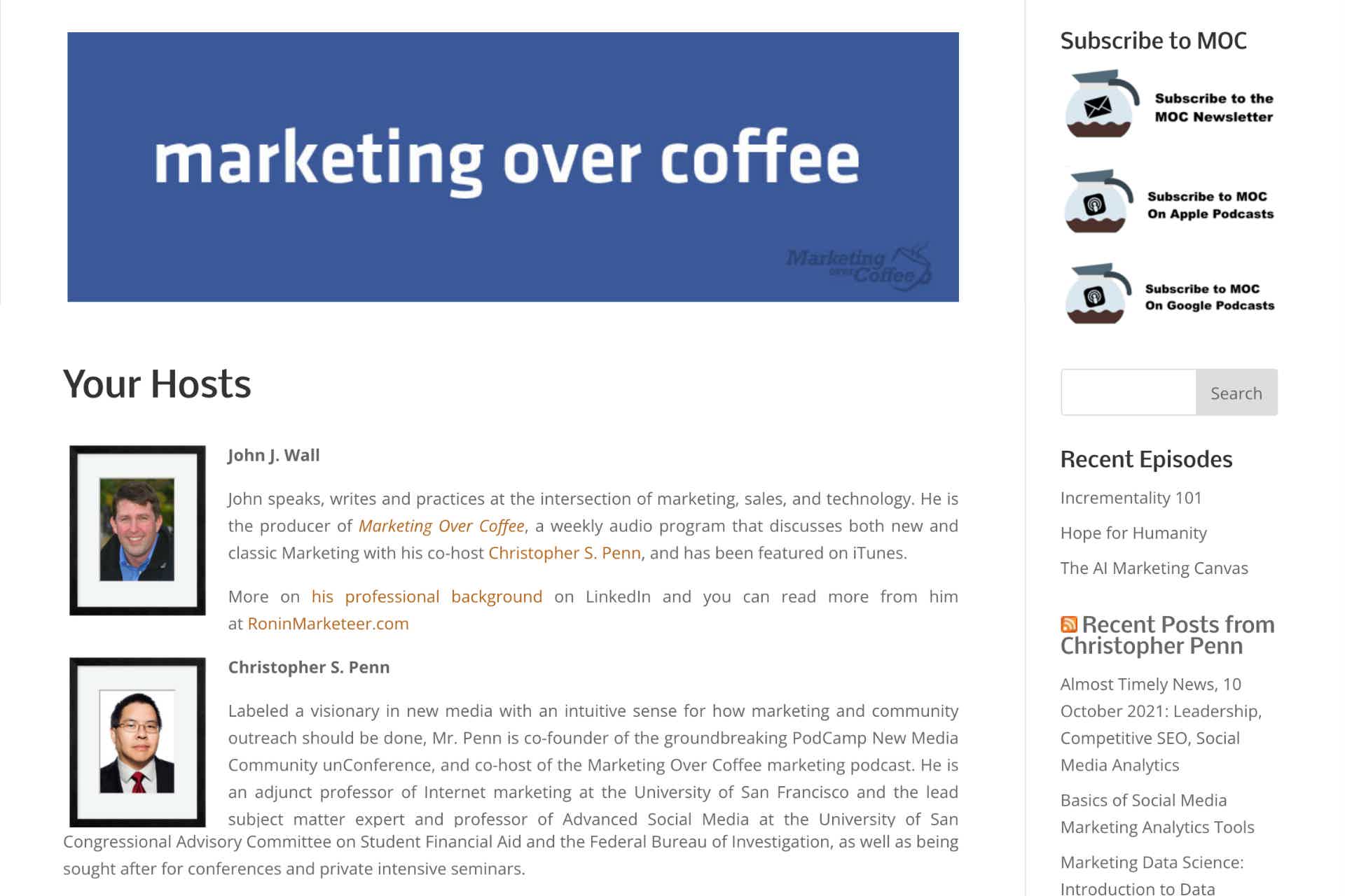 Marketing Over Coffee