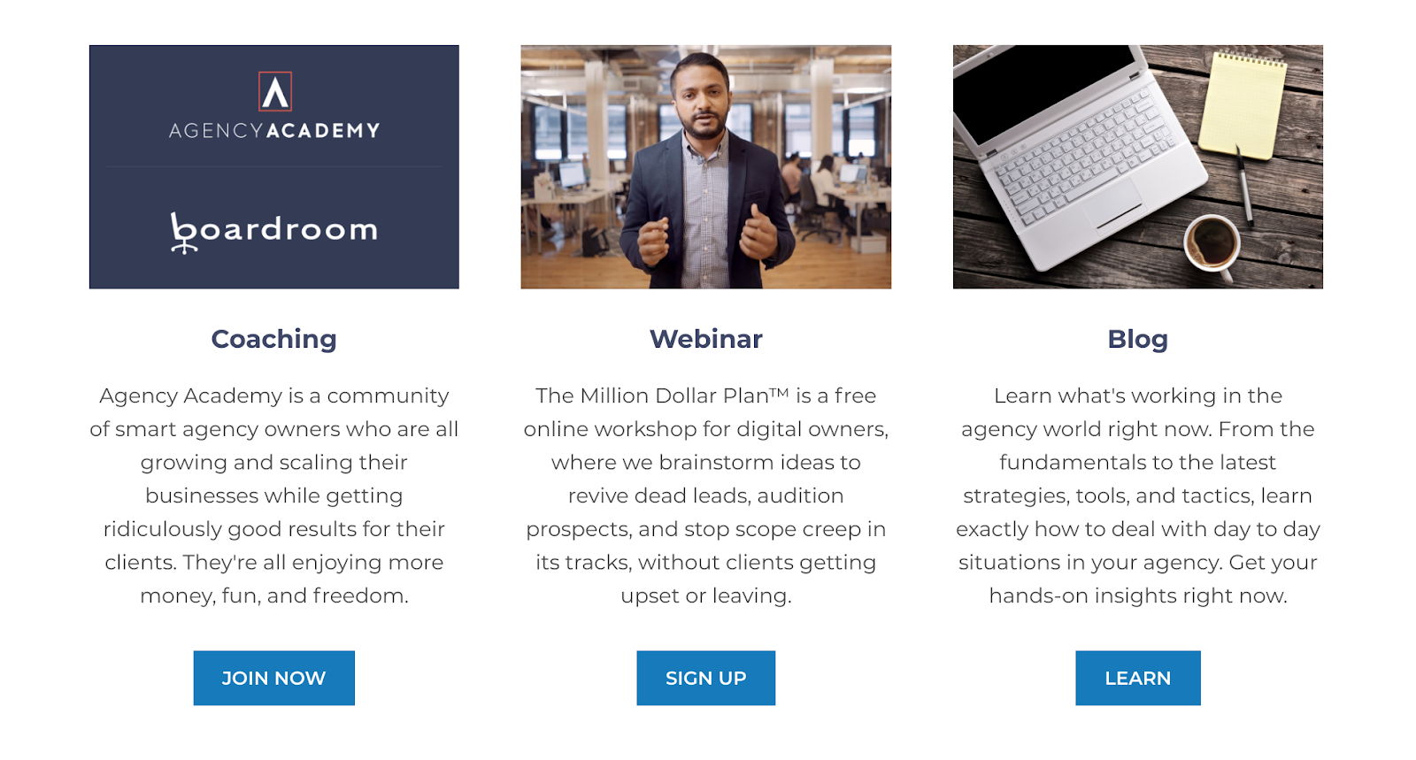 Million Dollar Agency Addressing Pain Points