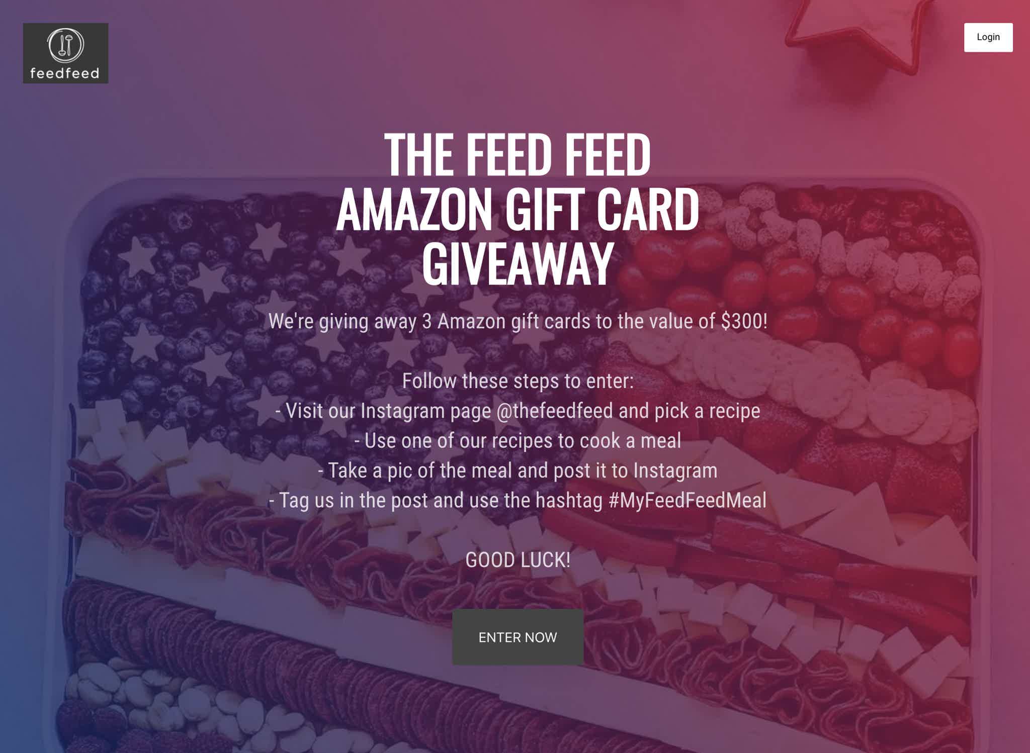 The Feed Feed Amazon Gift Card Giveaway