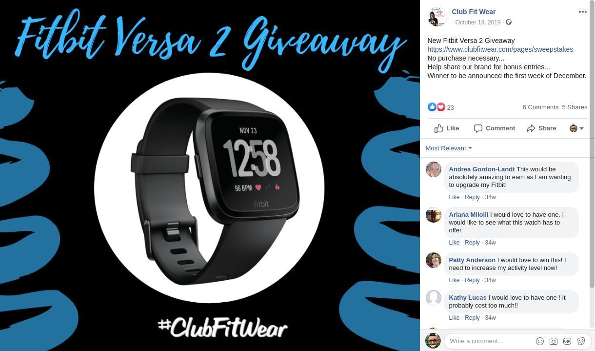 ClubFitWear Giveaway