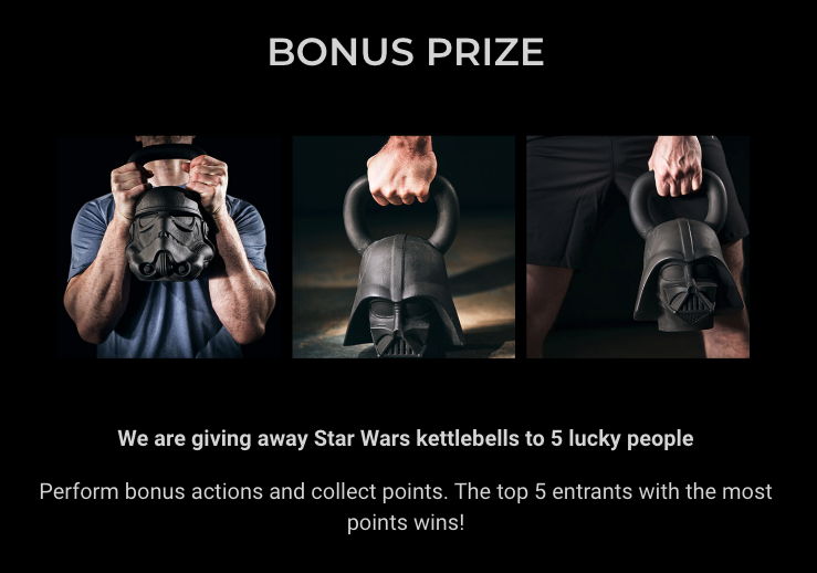 Onnit Bonus Prizes