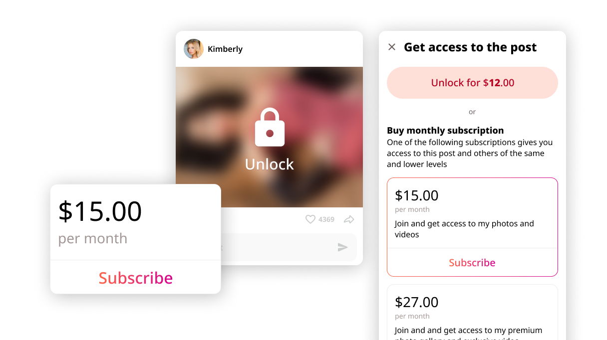 Scrile connect subscriptions