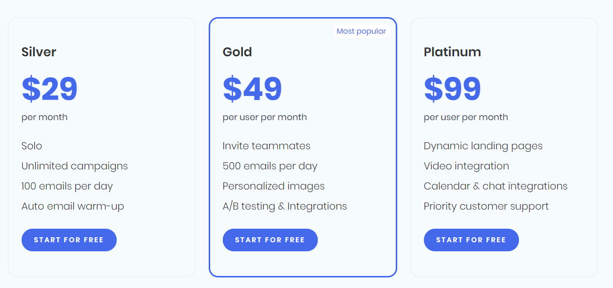 Lemlist pricing