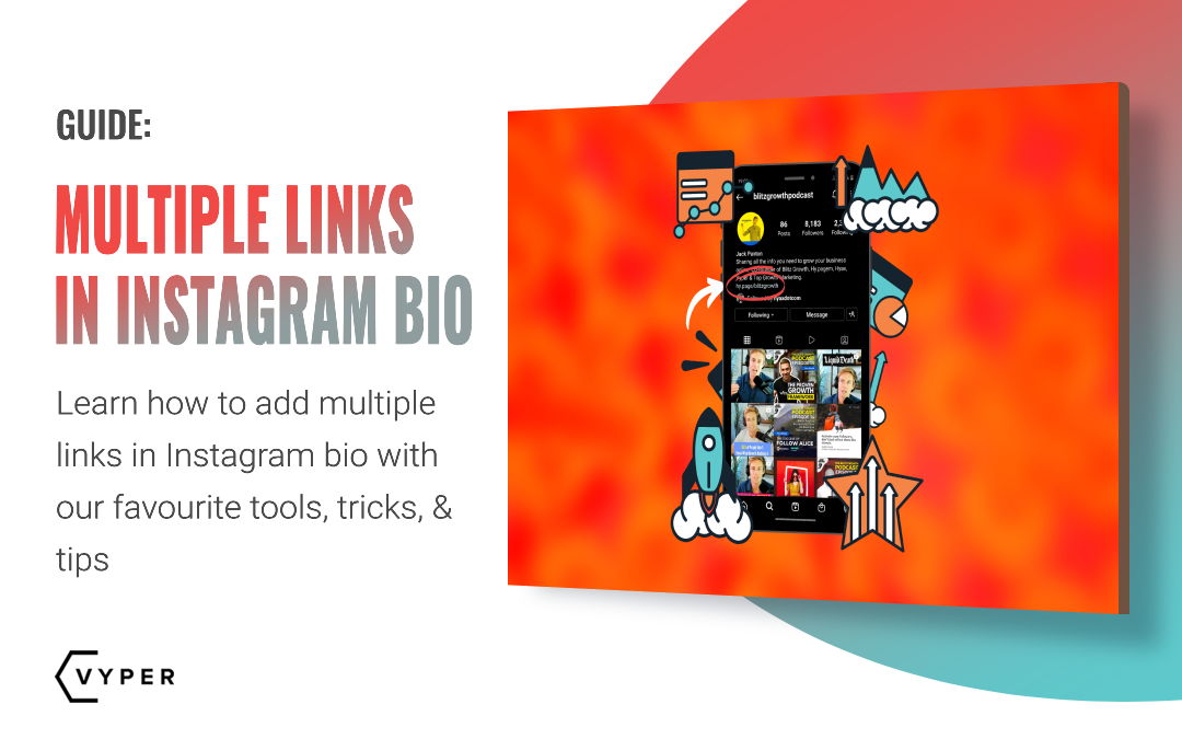 multiple links in instagram bio