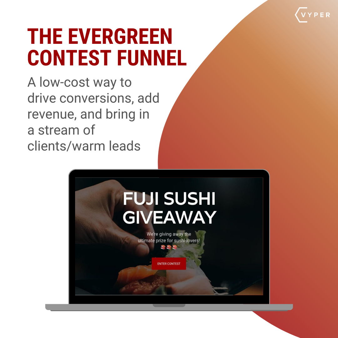 Evergreen contest funnel