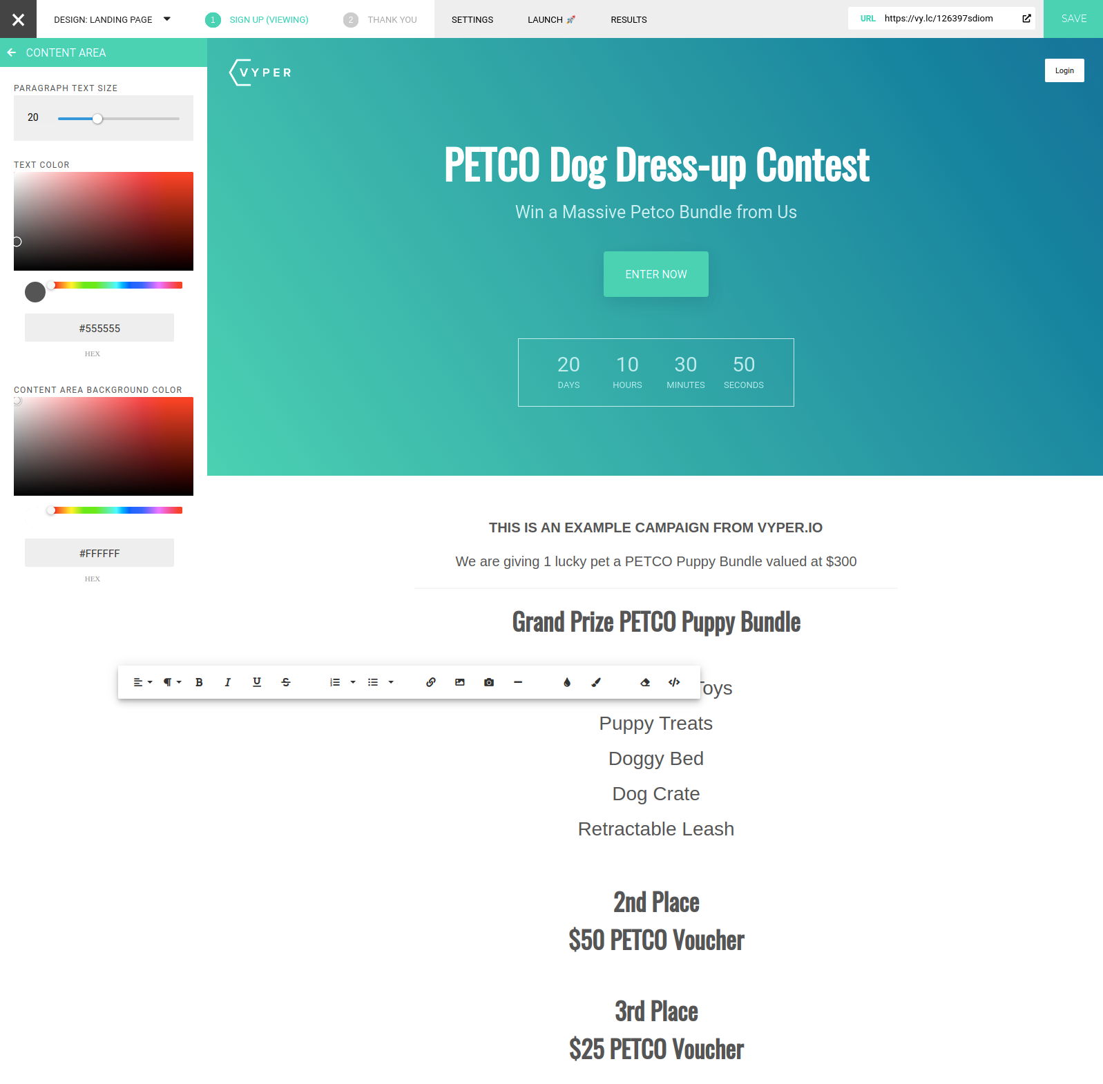 petco contest vyper edit