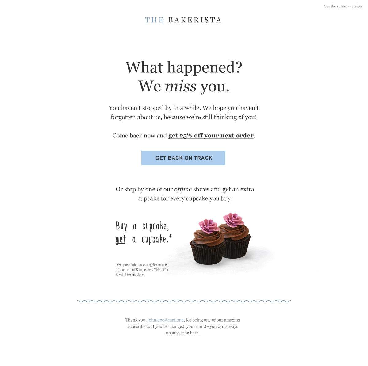 The-Bakerista email
