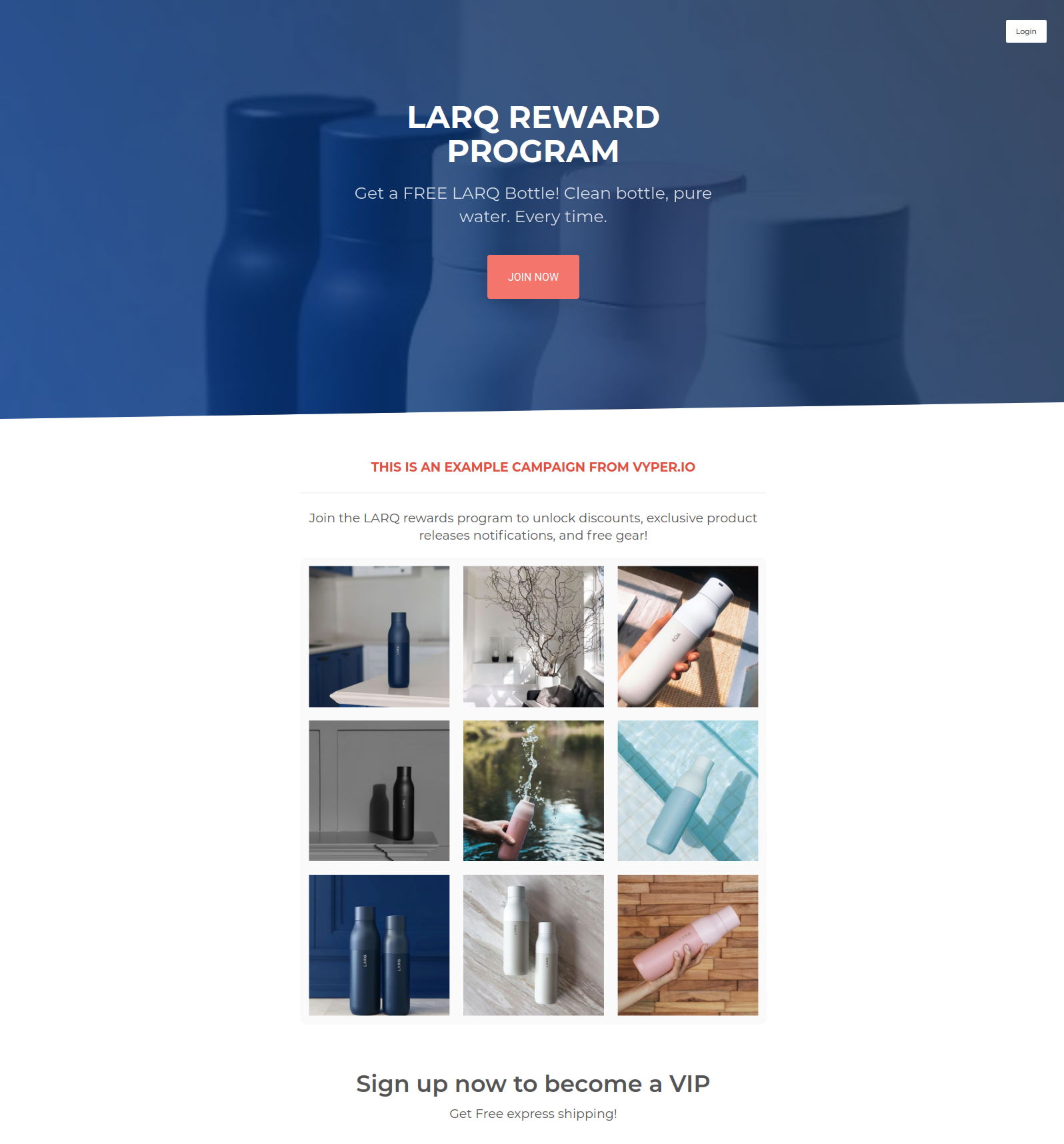 LARQ Rewards program