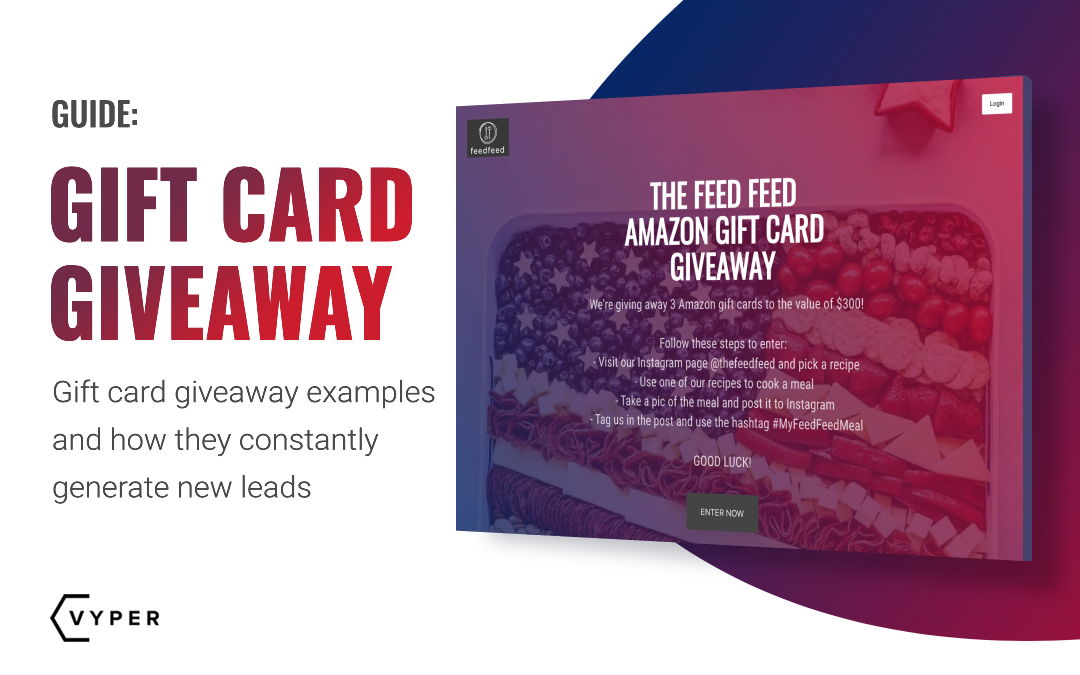 Gift Card Giveaway Examples and How They Constantly Generate New Leads
