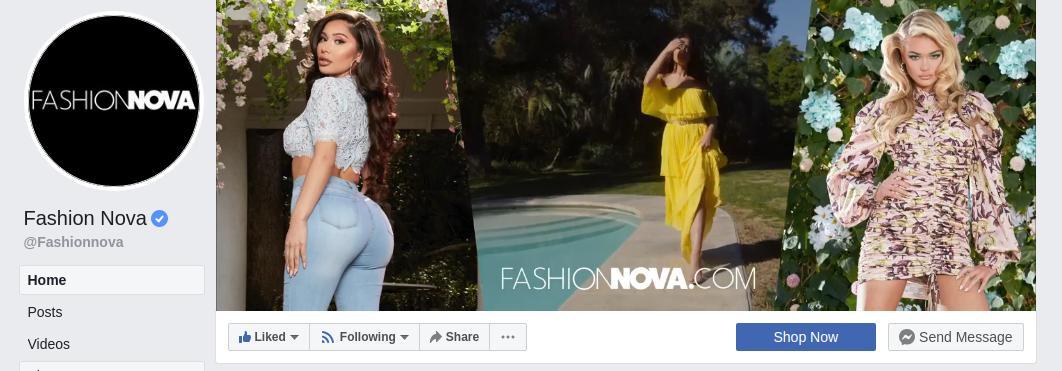 Fashion Nova Shop now