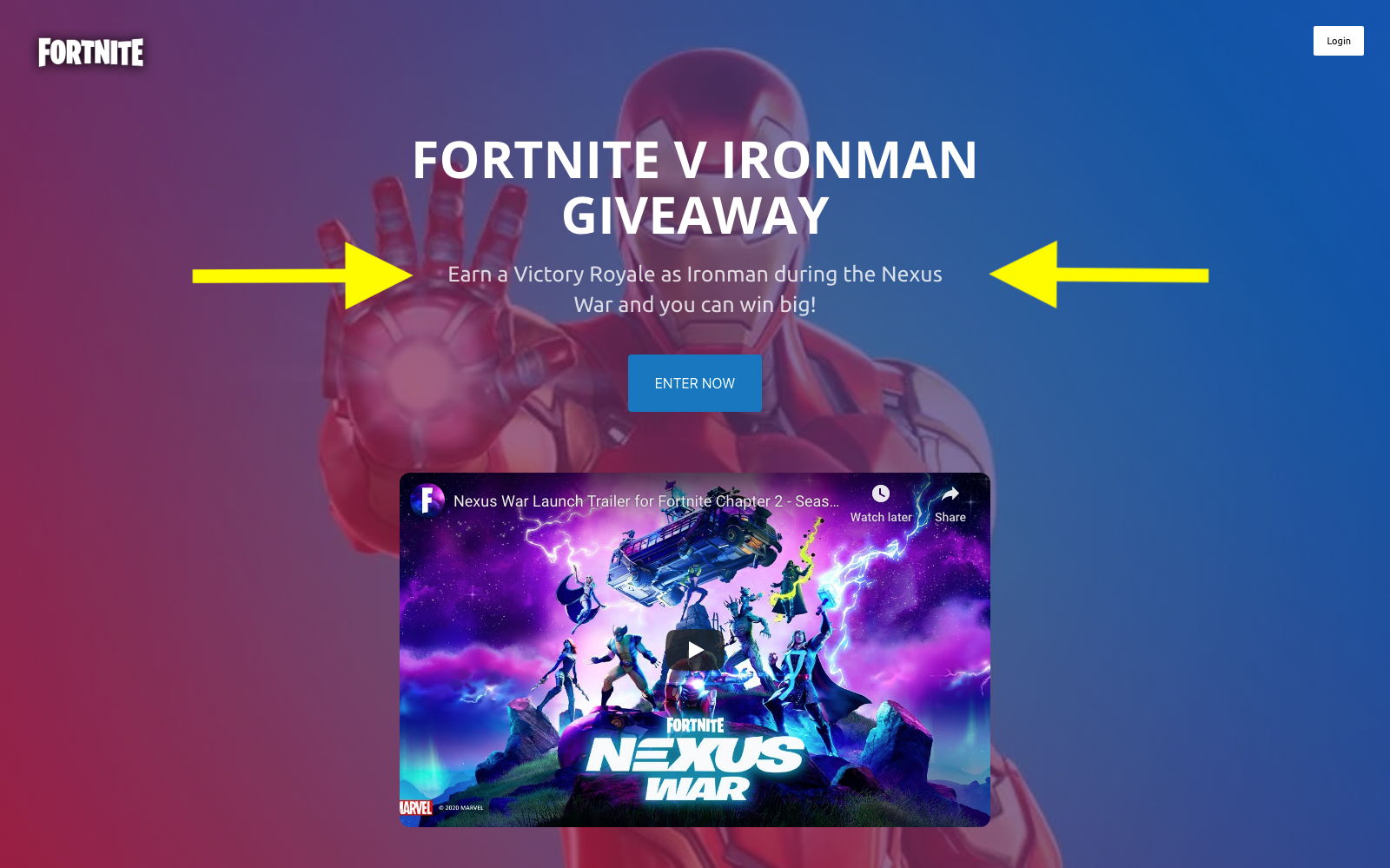 Fortnite Giveaway Offer
