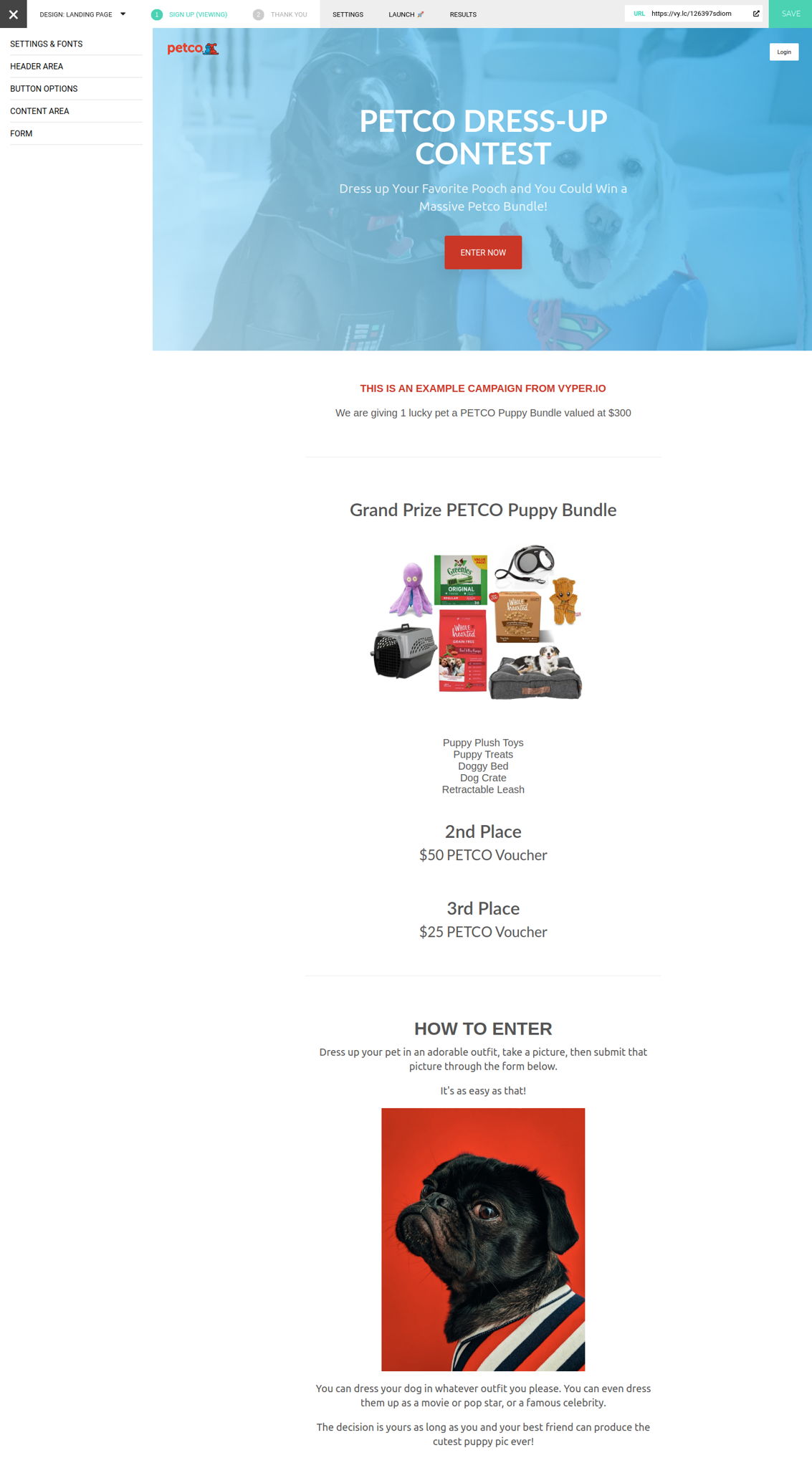 petco contest vyper edited with media