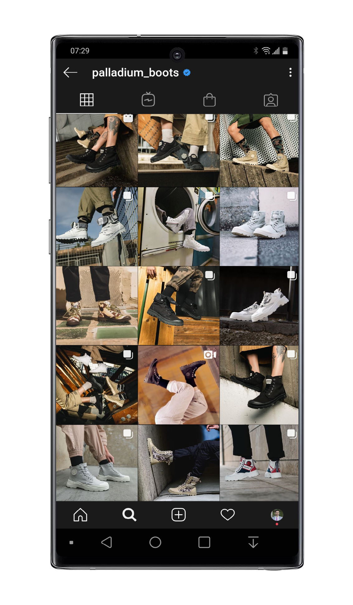 palladium boots instagram