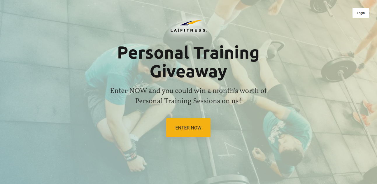 LA Fitness PT Giveaway