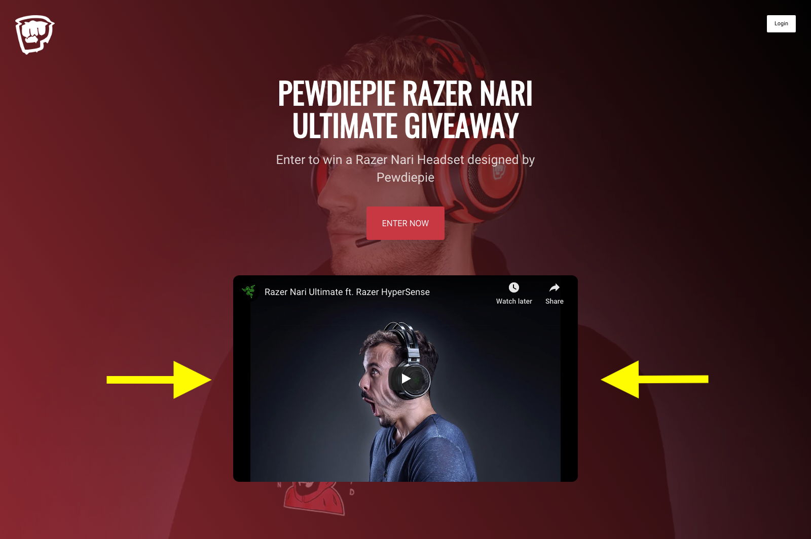 Pewdiepie Razer Giveaway