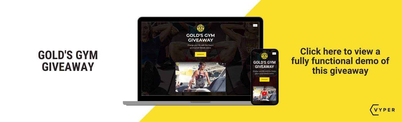 VYPER Gym giveaway Demo