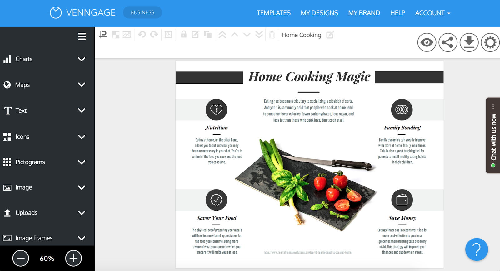 Venngage UI