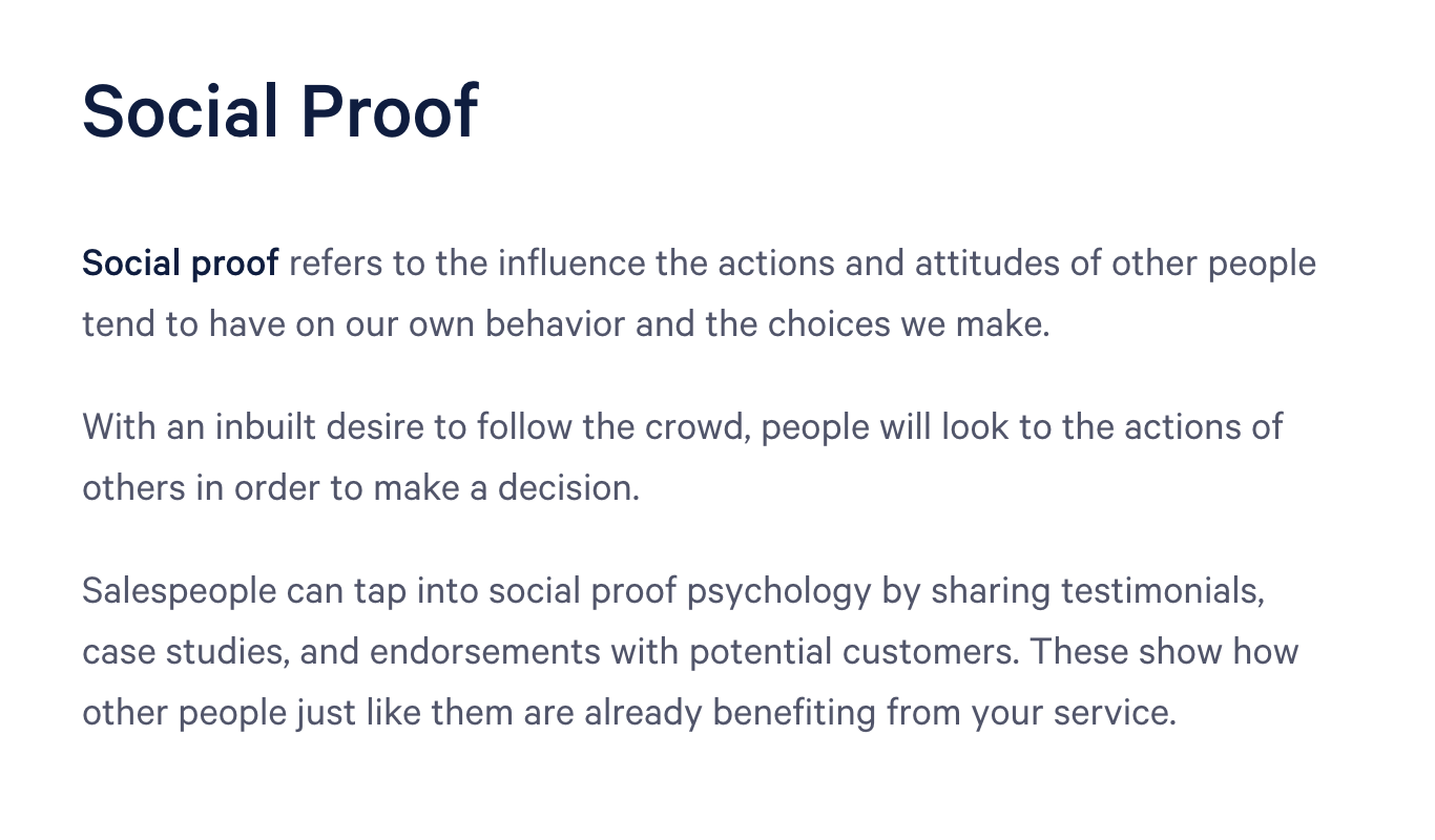 Social Proof Definition