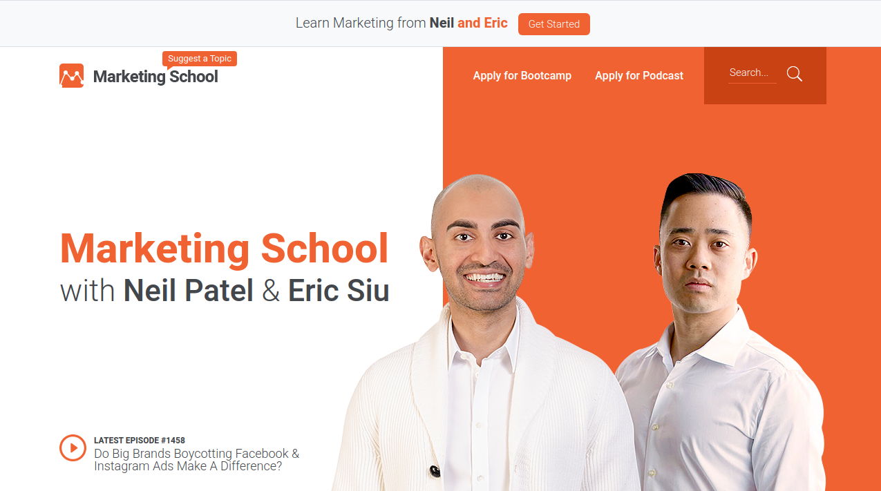 Marketing School Podcast Blog