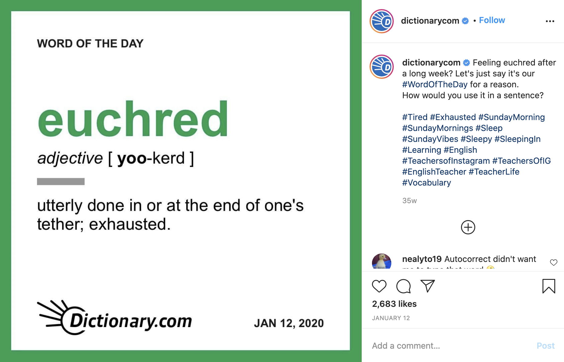 Dictionary.com.Instagram