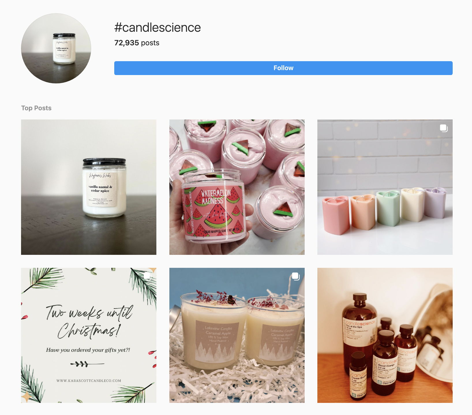Candlescience Hashtag on Instagram