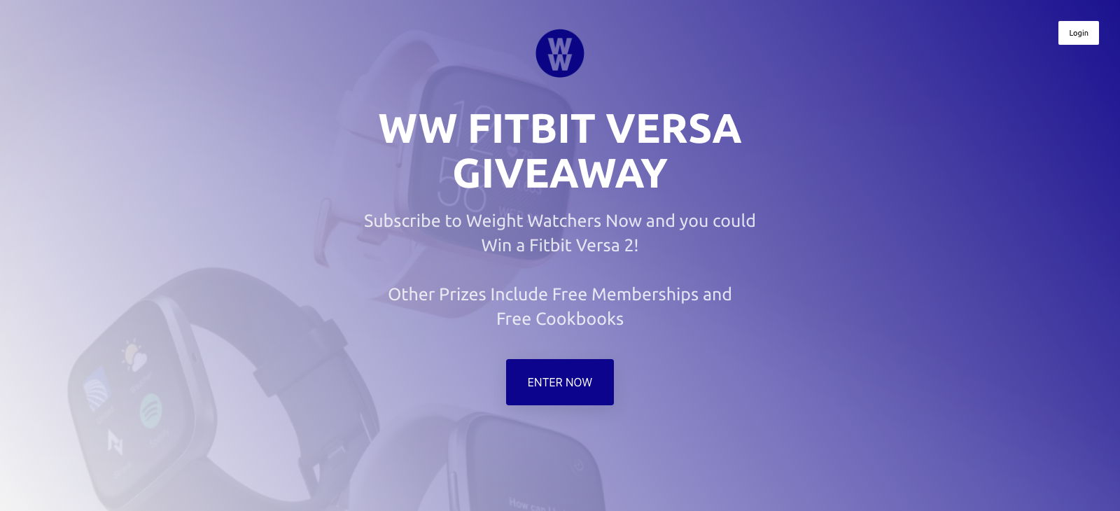 Weight Watchers Fitbit Versa Giveaway