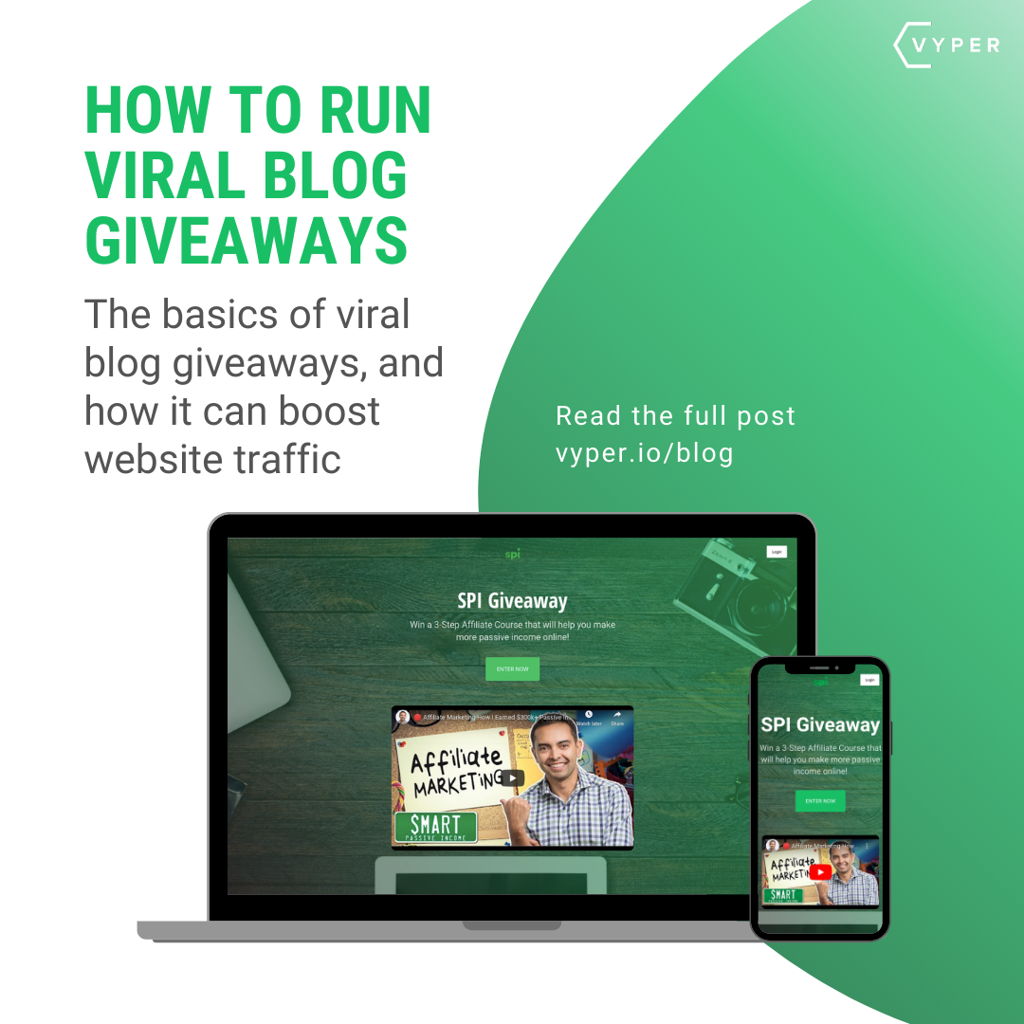 How to run viral blog giveaways