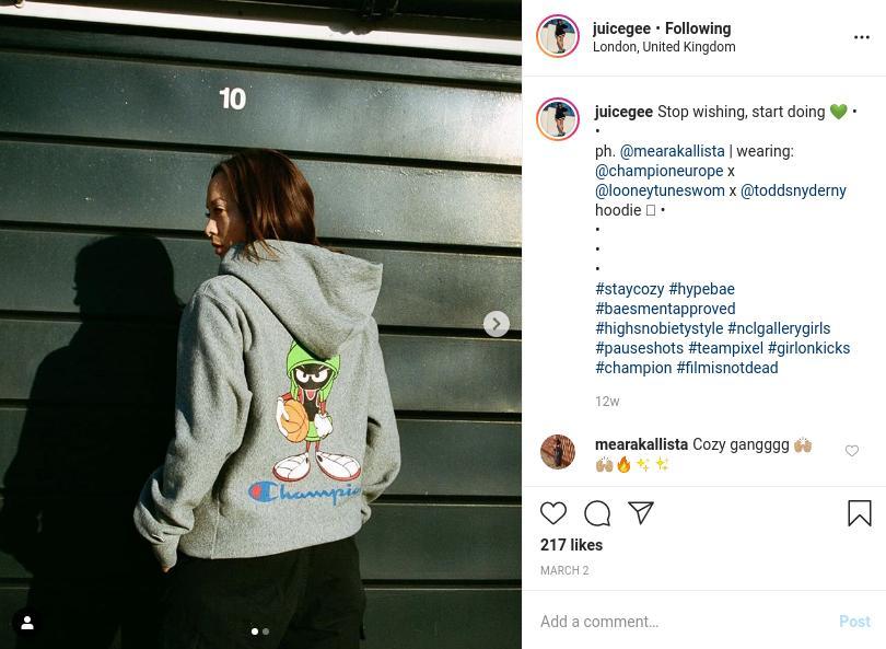 Juicegee Instagram