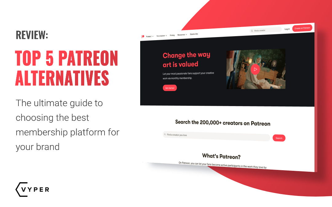 Patreon Alternatives