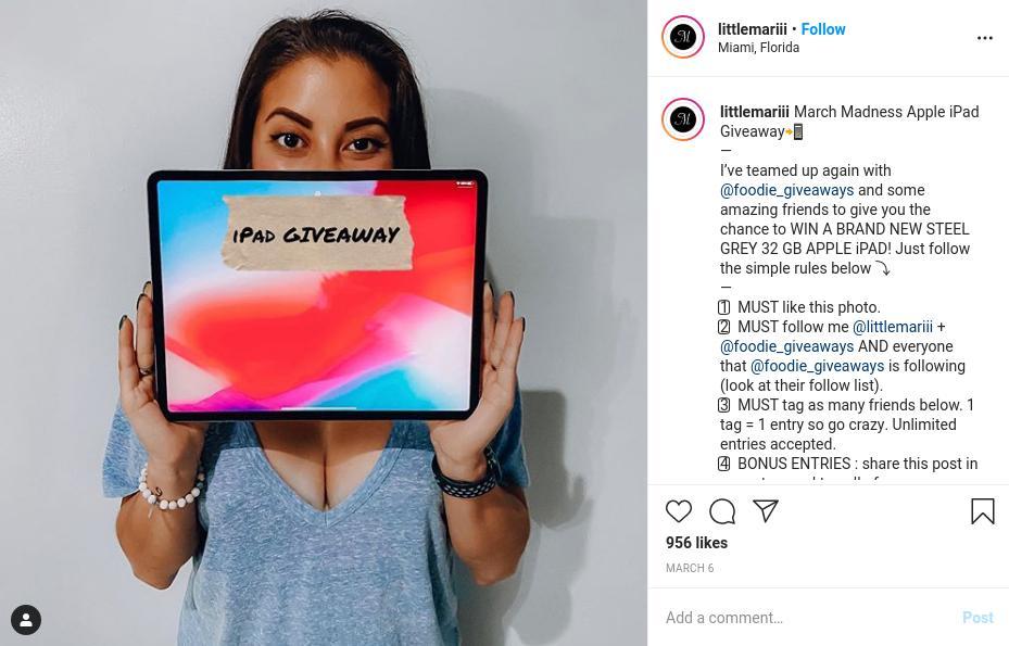 Ipad Giveaway littlemariii