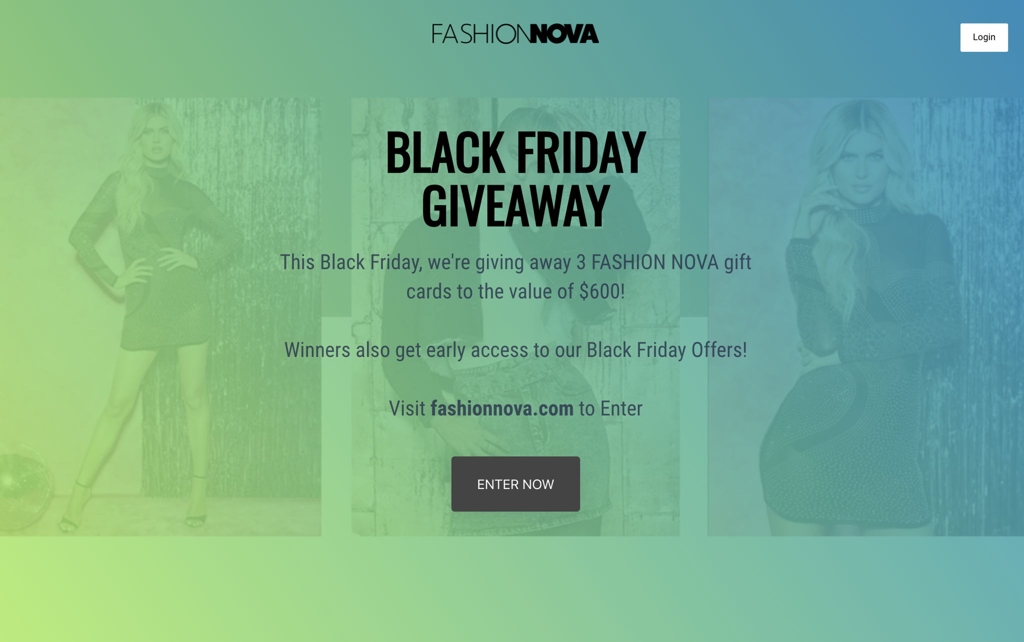 Fashion Nova Black Friday Giveaway
