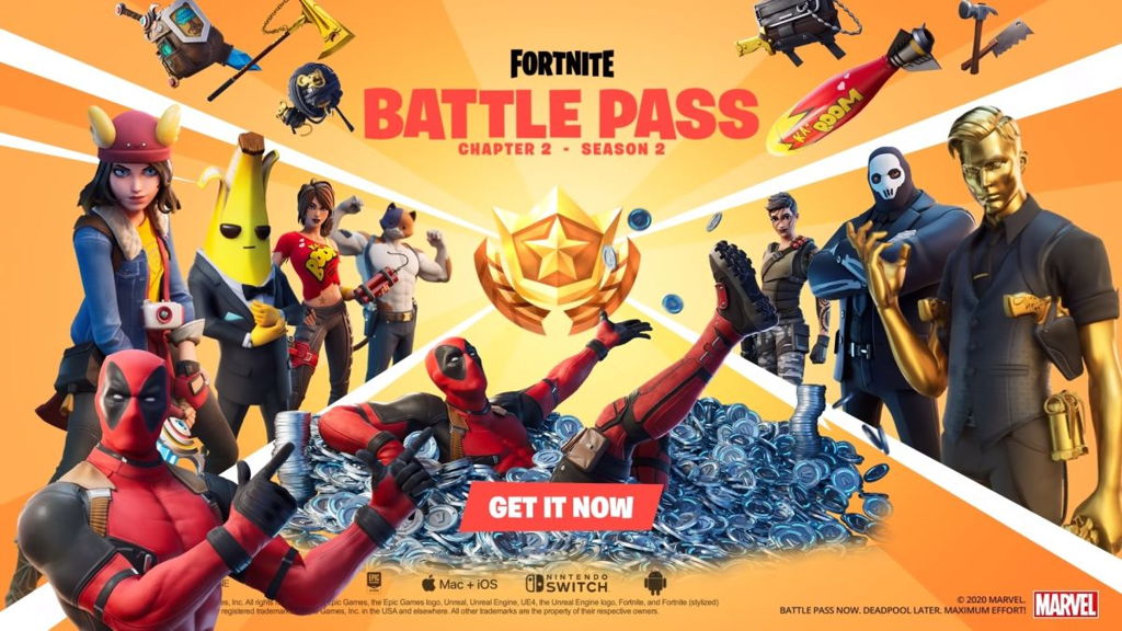 Fortnite Deadpool Battle Pass