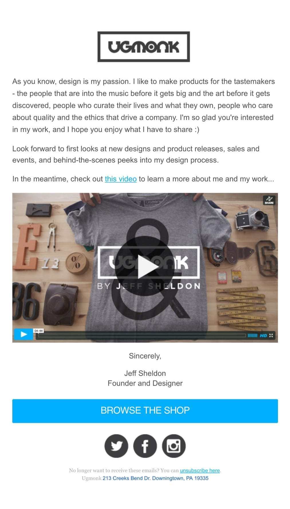 welcome-email-example-ugmonk