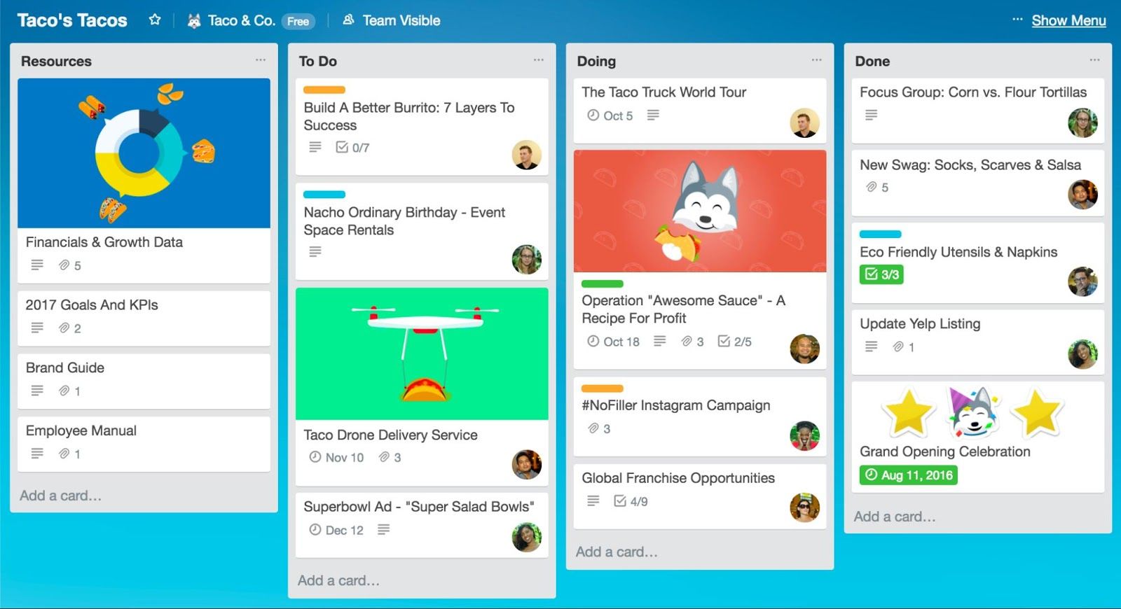 Trello UI