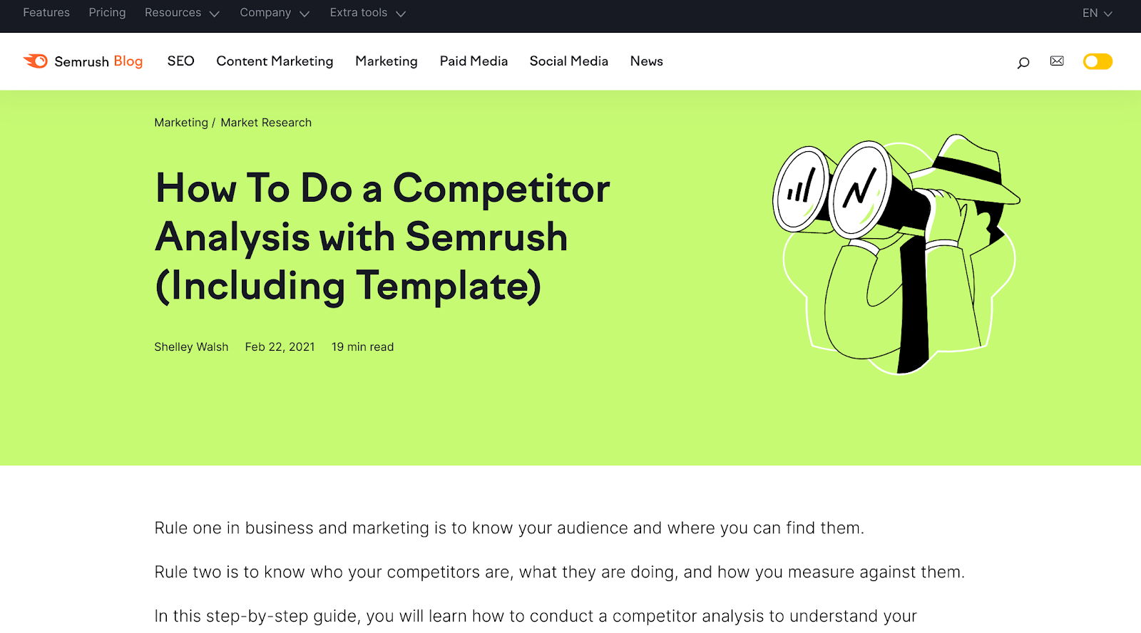 content marketing strategies SEM Rush