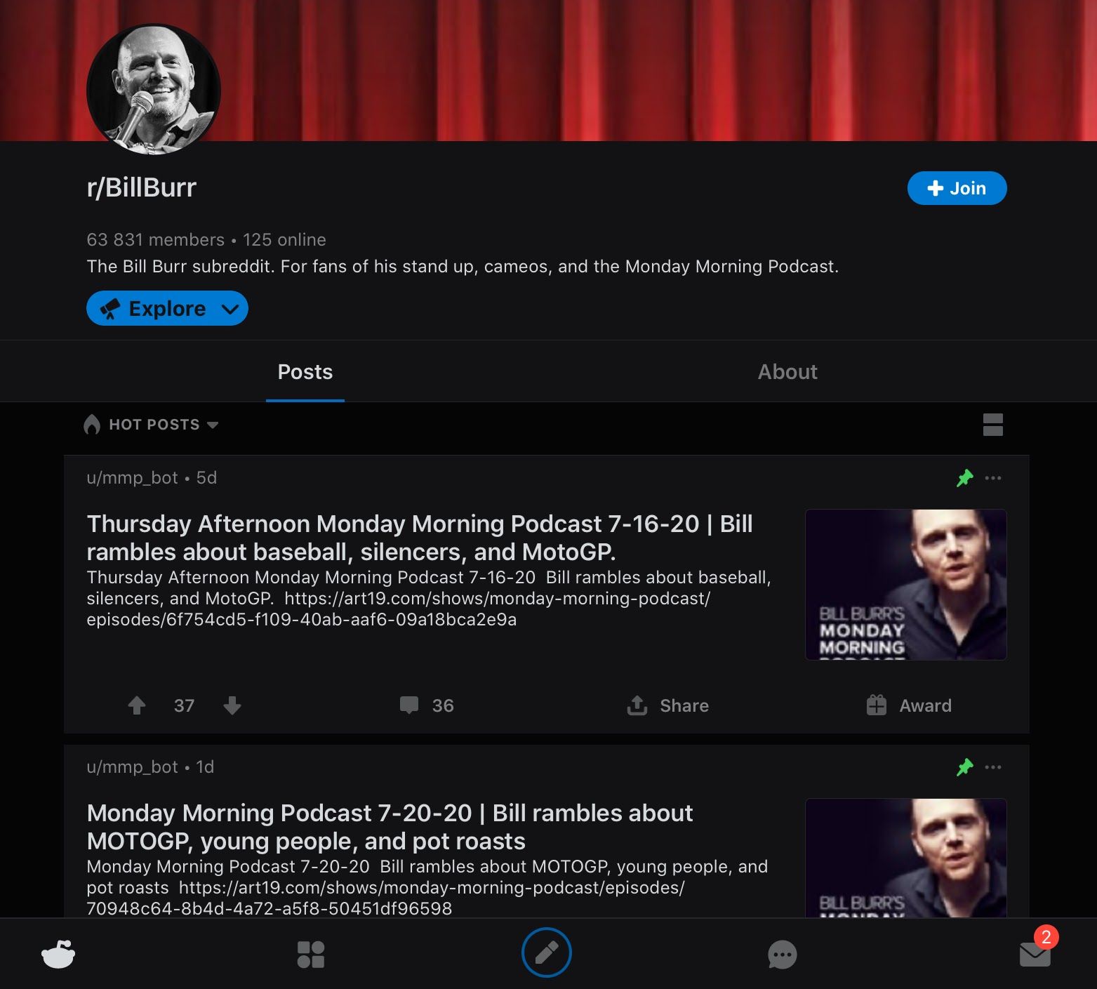 Bill Burr SubReddit