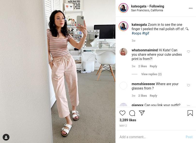 kateogata Instagram
