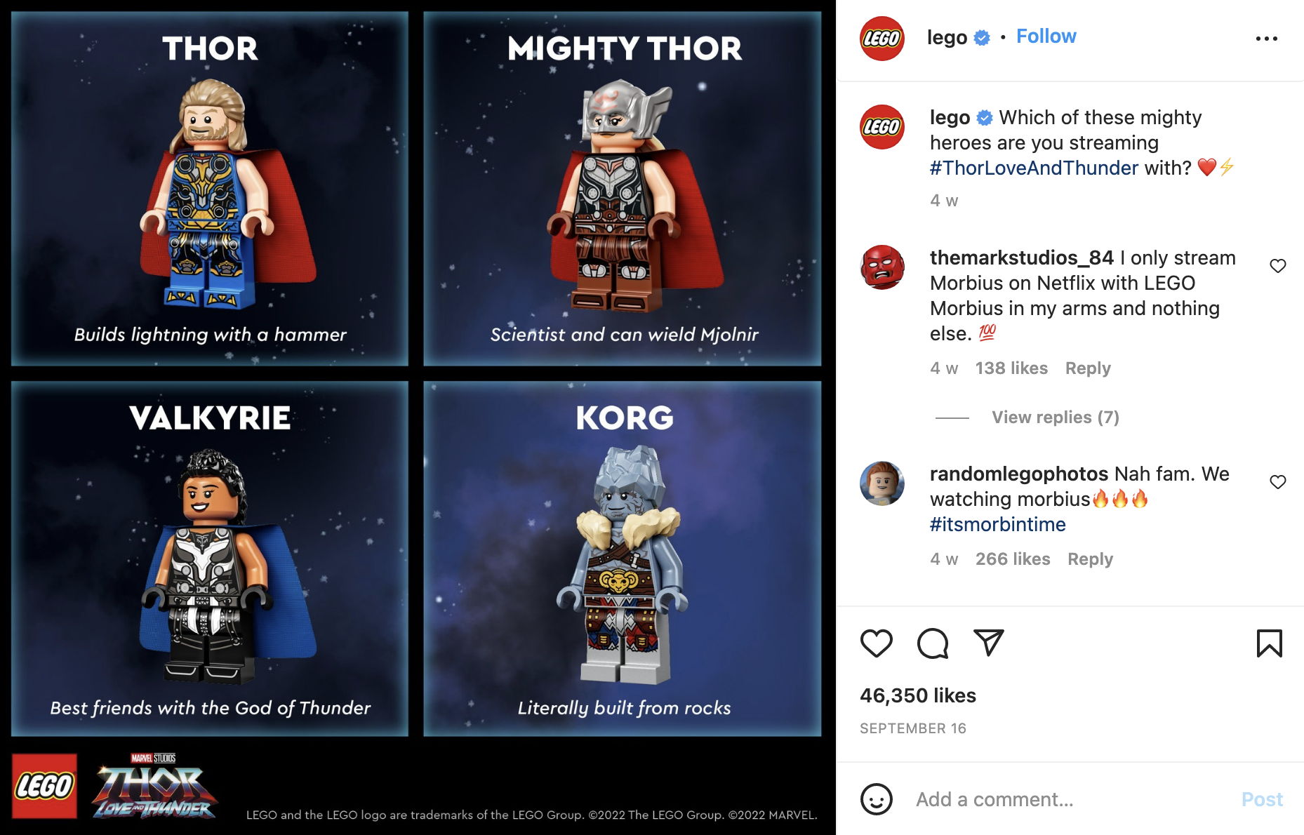 Lego Thor Figures