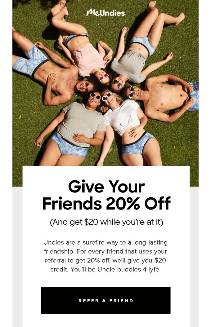 Me Undies 20% off