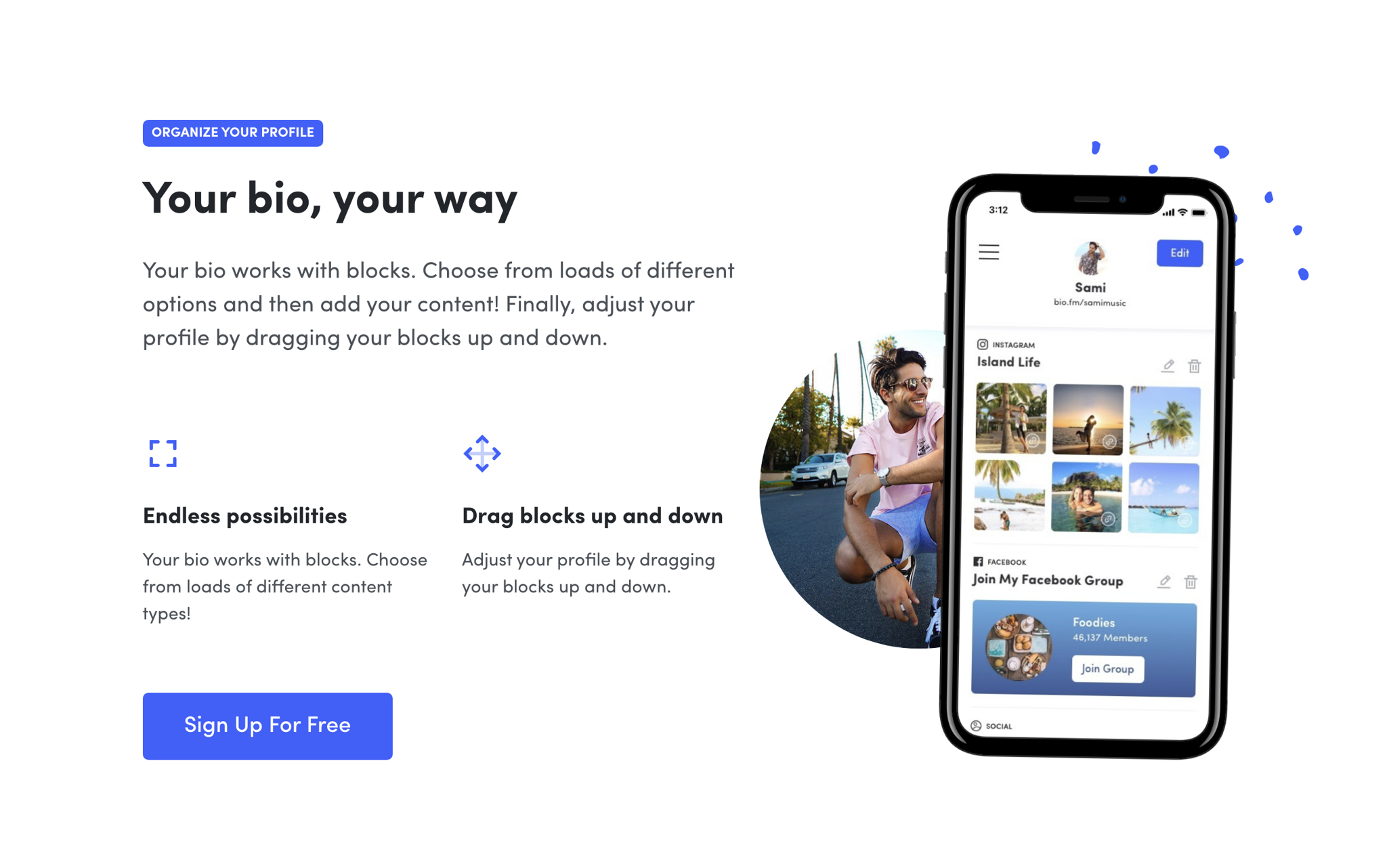 Bio.fm Link Page Editor