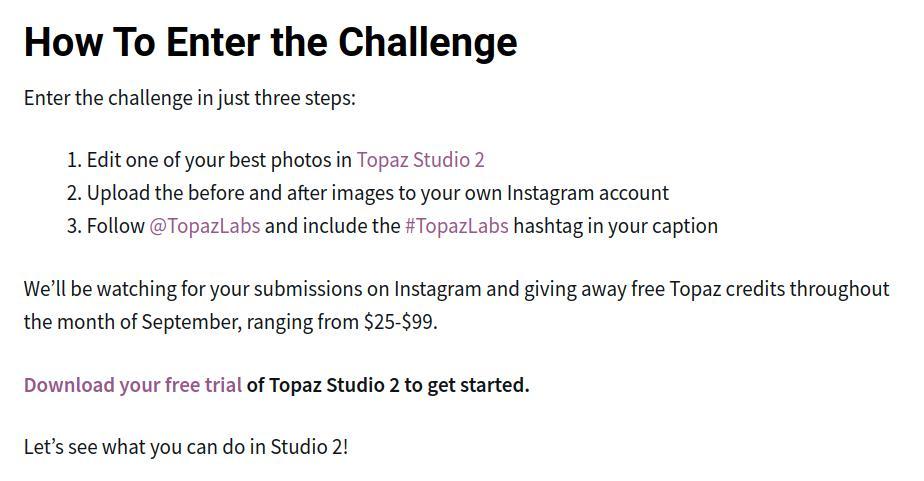 Topaz Labs Entry Method