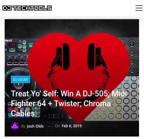 DJ Techtools blog giveaway