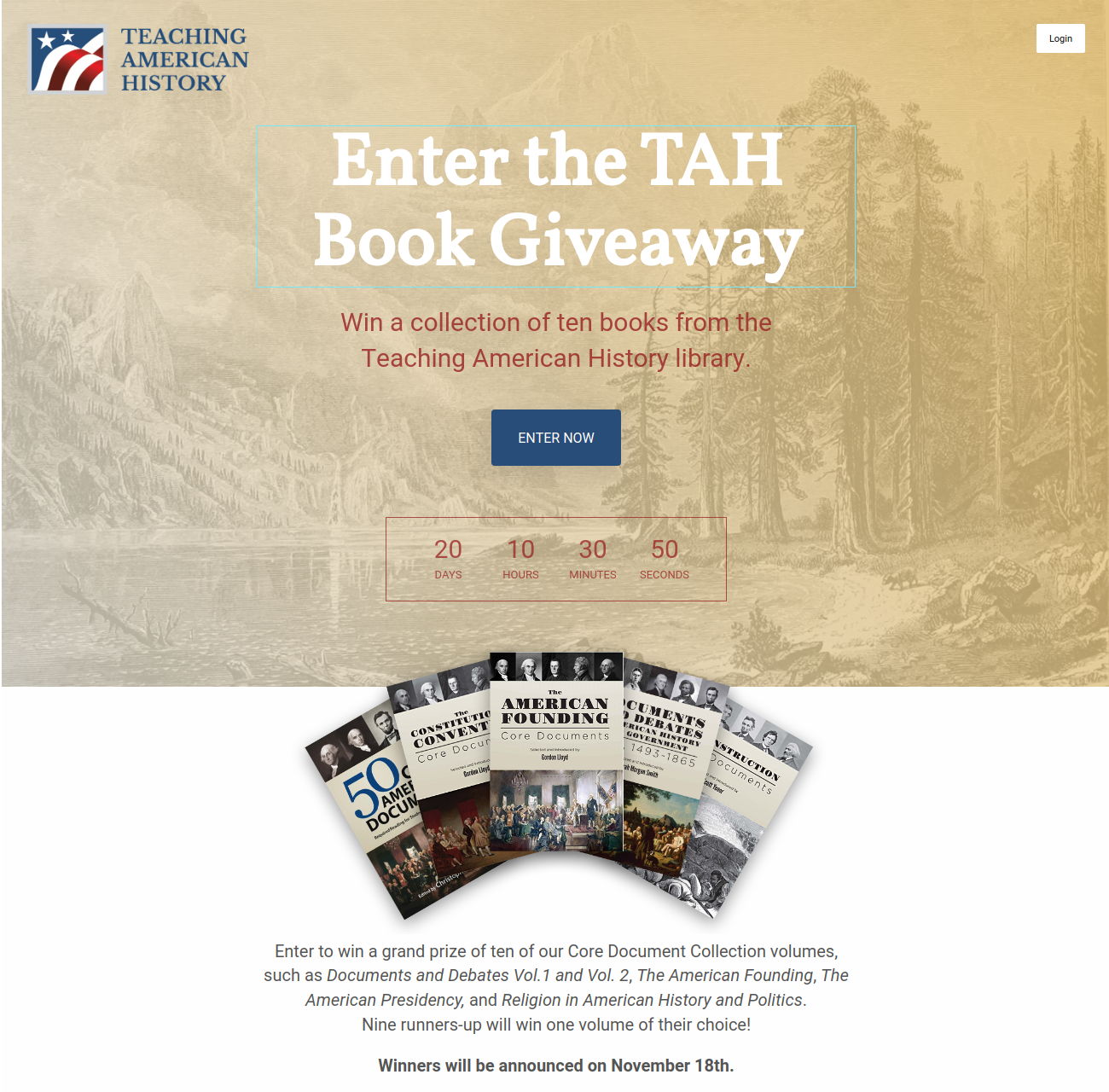 TAH Book Giveaway